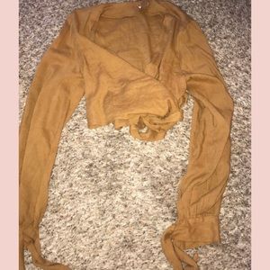Free people wrap top size xs